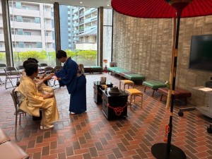 20250810黒田先生講演会呈茶風景横